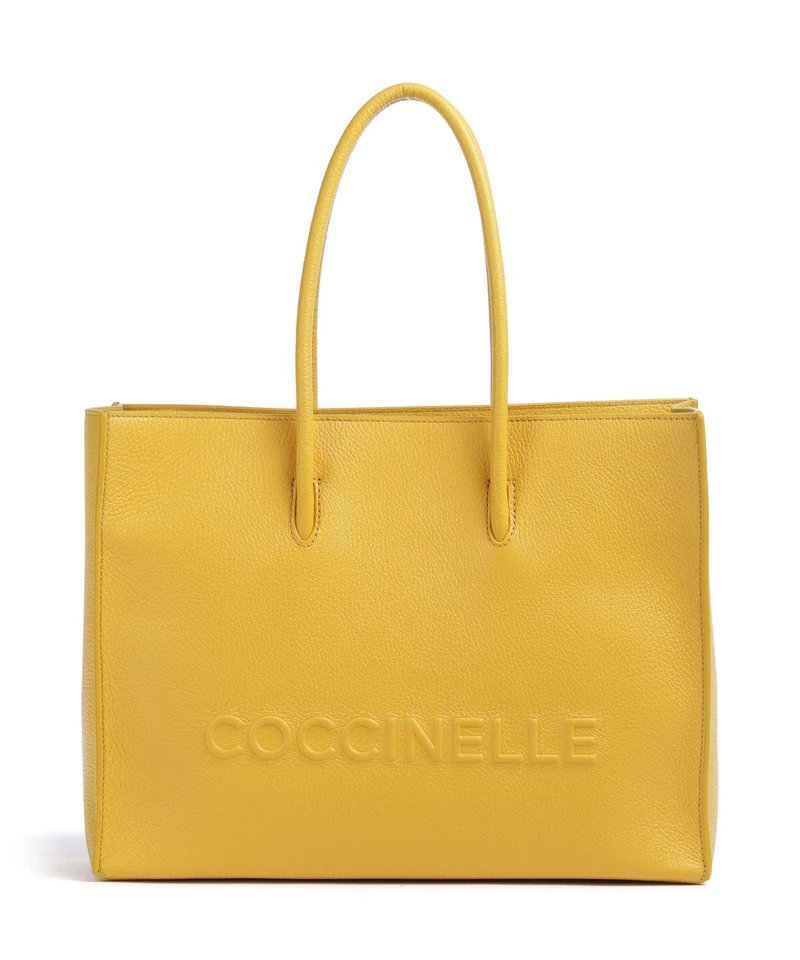 Coccinelle Myrtha Maxi Logo Bolsa shopping soleado