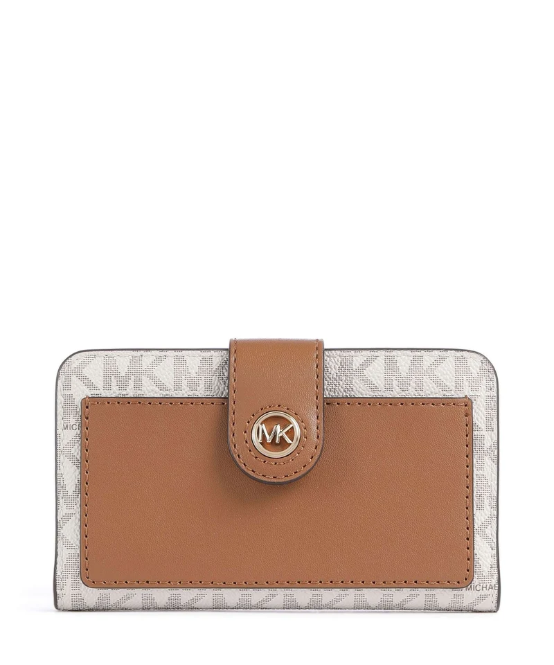 Michael Kors MK Charm Monedero vanilla/acorn