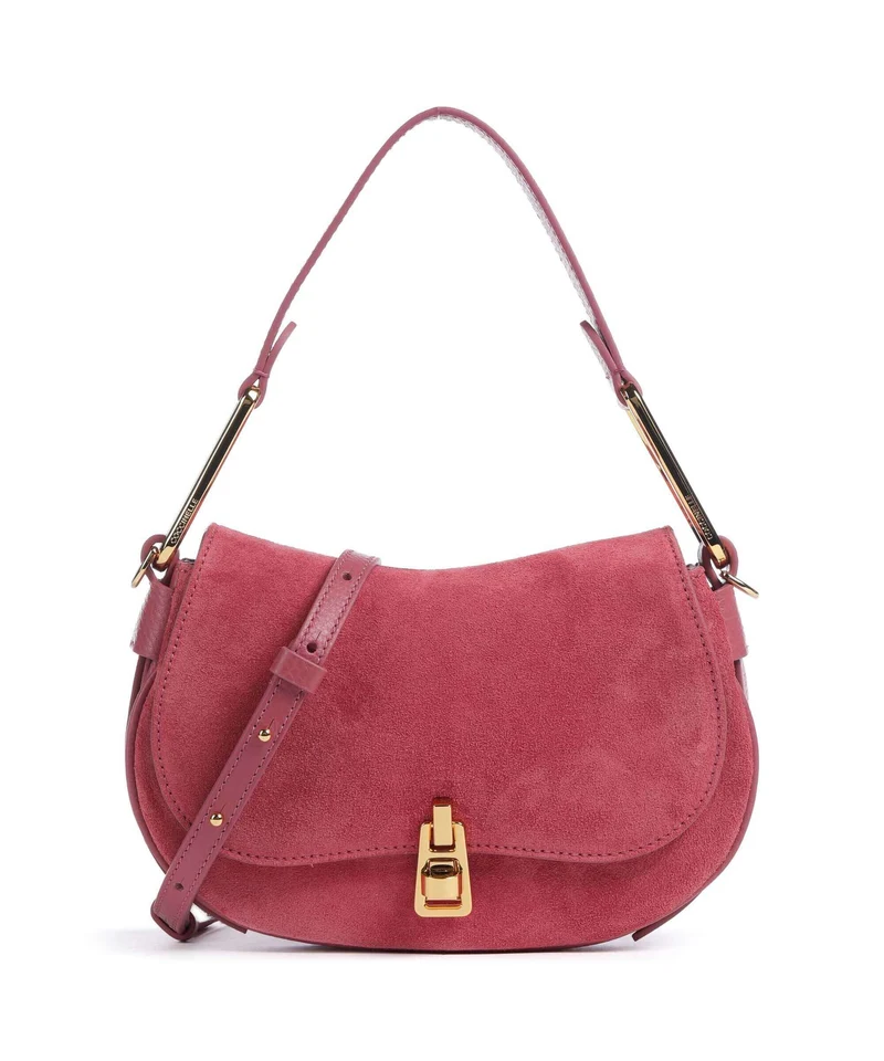 Coccinelle Magie Suede Bolso de hombro rosewood