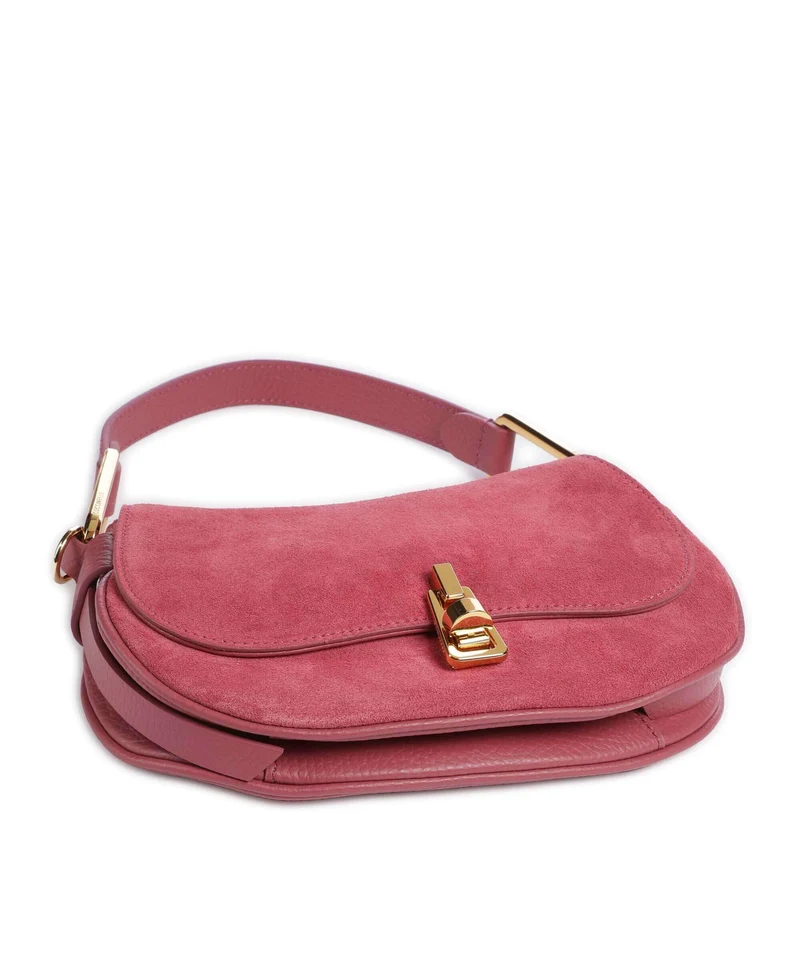 Coccinelle Magie Suede Bolso de hombro rosewood