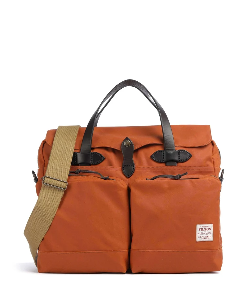 Filson Tin Cloth 24 Hour Maletín rust