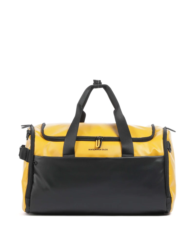 Mandarina Duck Eco Coated Bolsa de fin de semana duck yellow