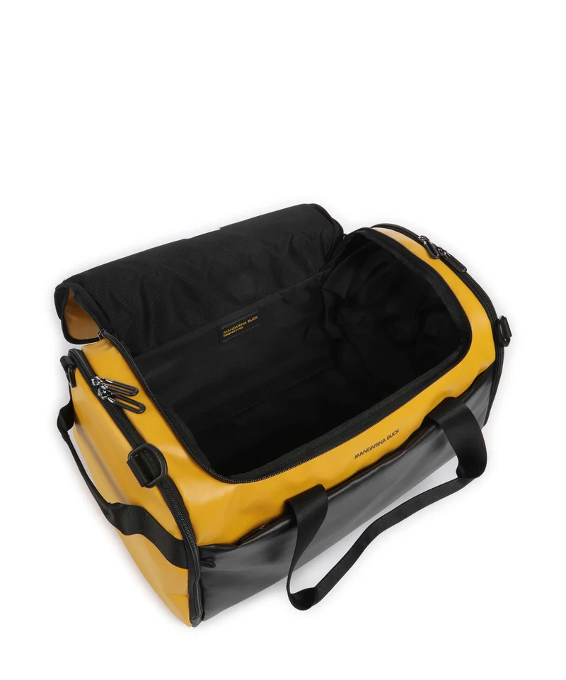 Mandarina Duck Eco Coated Bolsa de fin de semana duck yellow