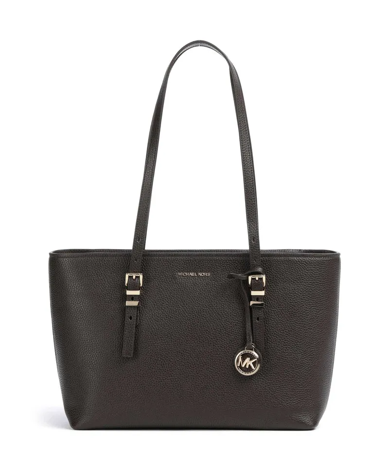 Michael Kors Quinn Medium Bolsa shopping chocolate