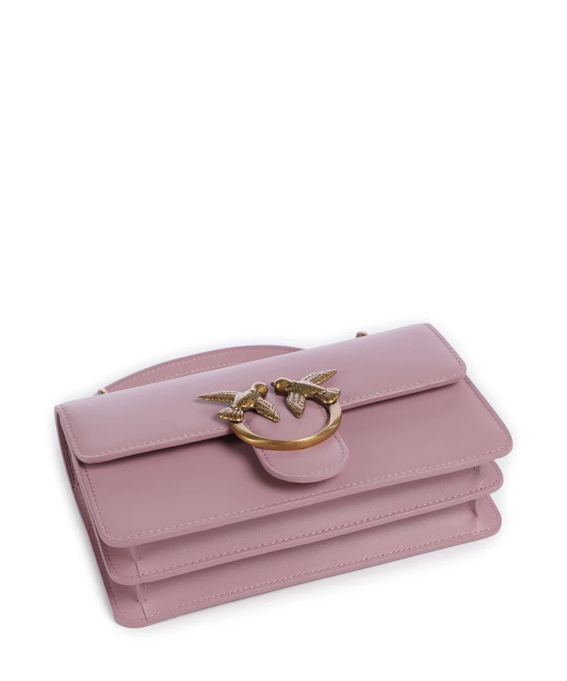 Pinko Love One Mini Bolso de hombro viola/antique gold