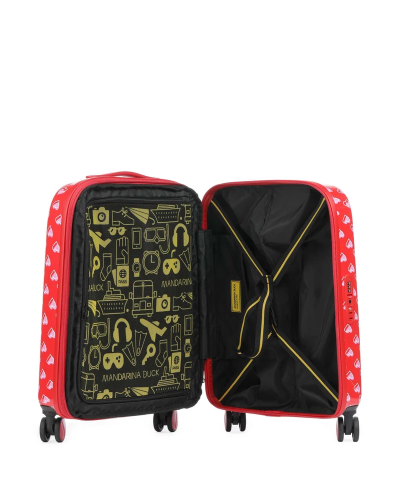 Mandarina Duck Logoduck+ Printed Maleta con 4 ruedas gimme love