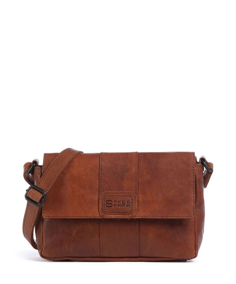 Spikes & Sparrow Bronco Ceslie Bandolera brandy
