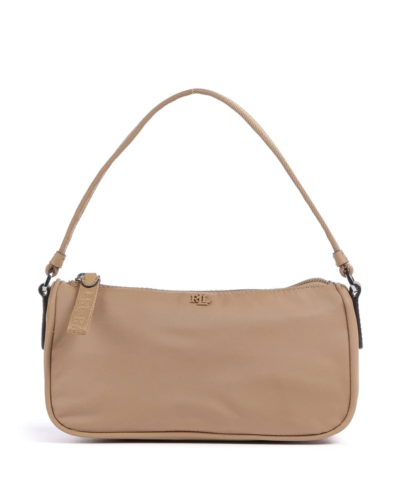 Lauren Ralph Lauren Nylon Large Bolso de mano khaki