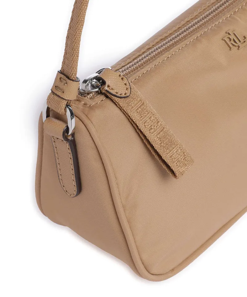 Lauren Ralph Lauren Nylon Large Bolso de mano khaki
