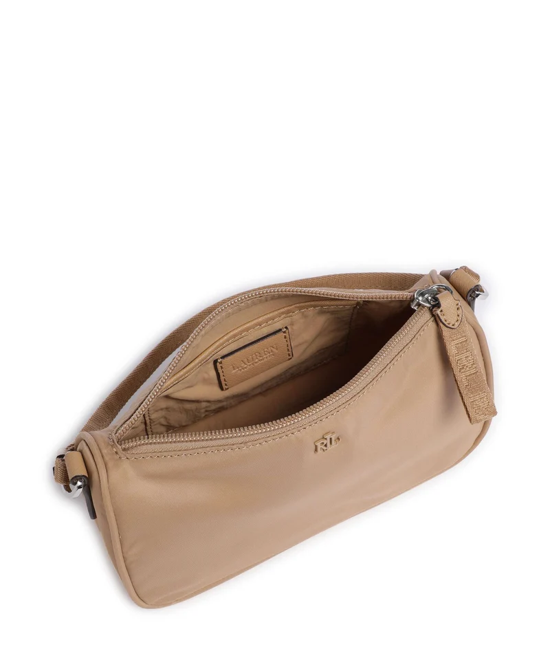 Lauren Ralph Lauren Nylon Large Bolso de mano khaki