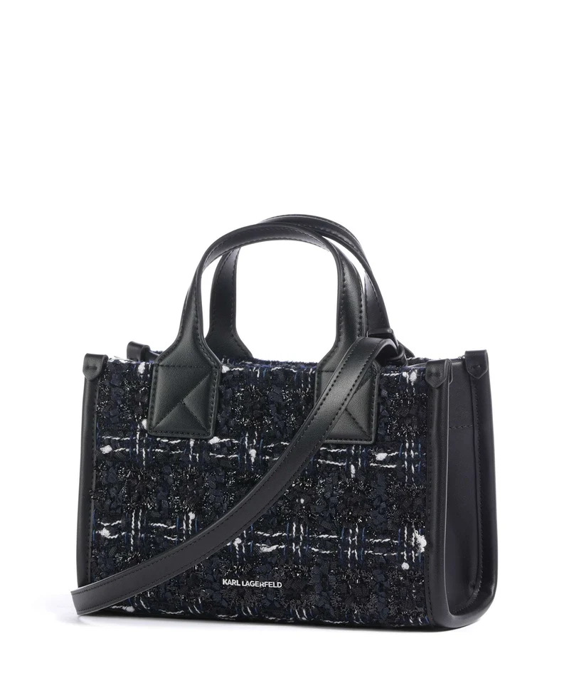 Karl Lagerfeld K/Skuare Small Bolso de mano dark navy/boucle
