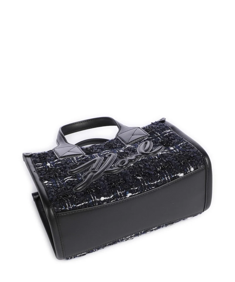 Karl Lagerfeld K/Skuare Small Bolso de mano dark navy/boucle