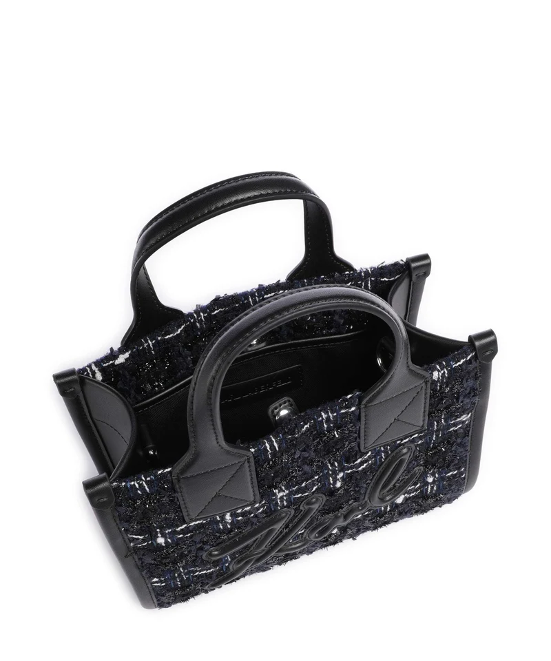 Karl Lagerfeld K/Skuare Small Bolso de mano dark navy/boucle