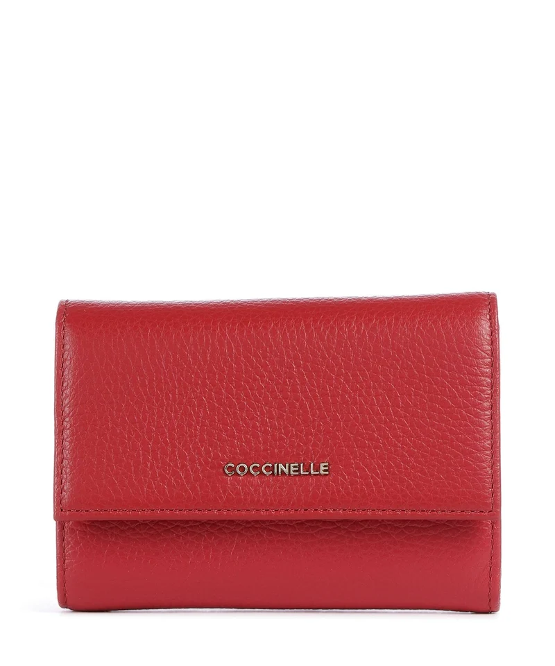 Coccinelle Metallic Soft Monedero ruby