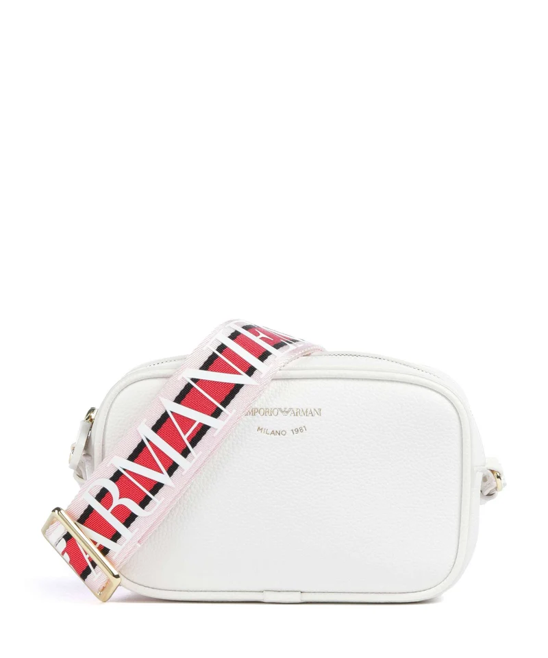 Emporio Armani Lilly Bandolera white/brown