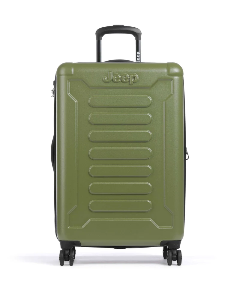 Jeep JH004C Maleta con 4 ruedas avocade green