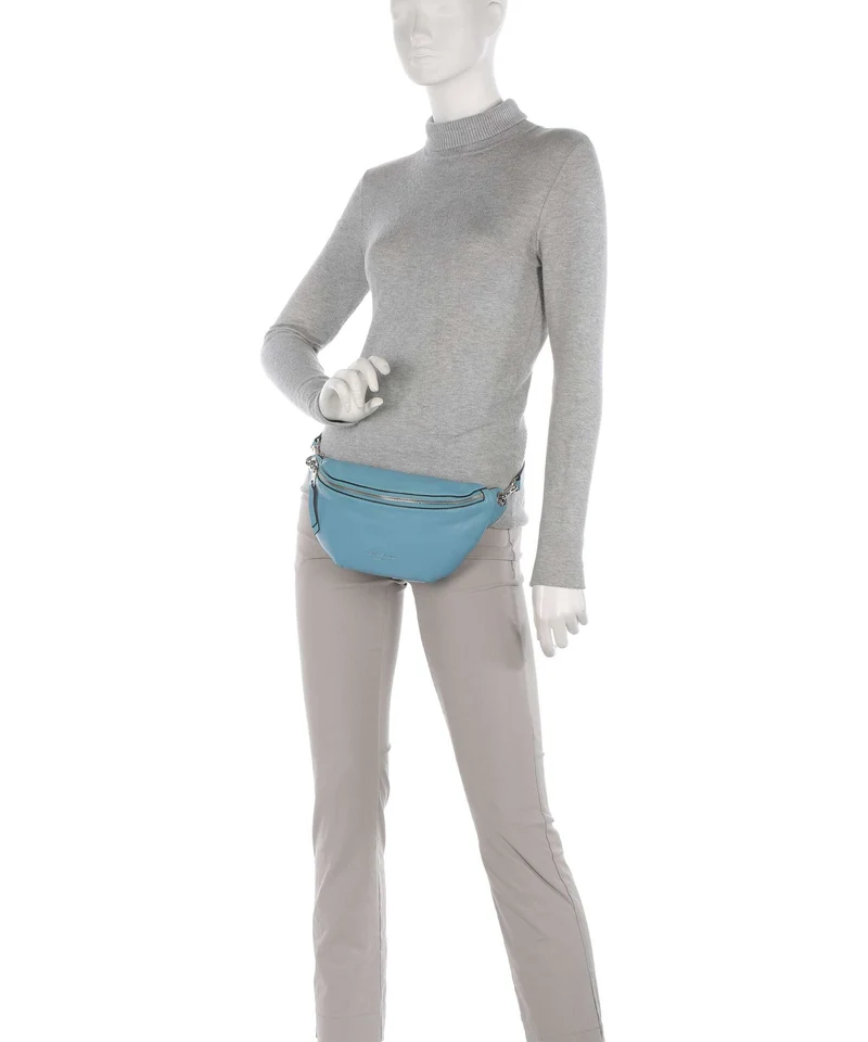 Liebeskind Tavia Sheep Natural Riñonera petrol blue