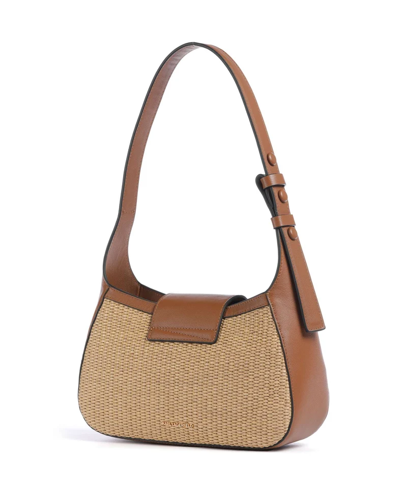 Karl Lagerfeld K/Signature Bolso de hombro natural/tan