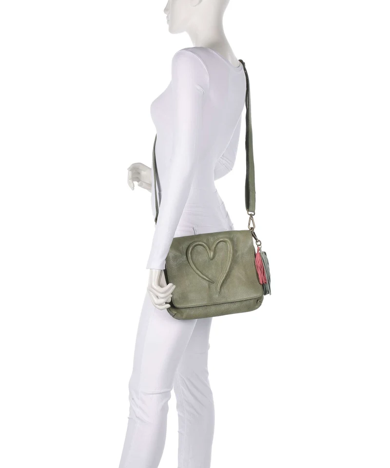 Taschendieb Wien Herzweg 3 Bandolera green leaf