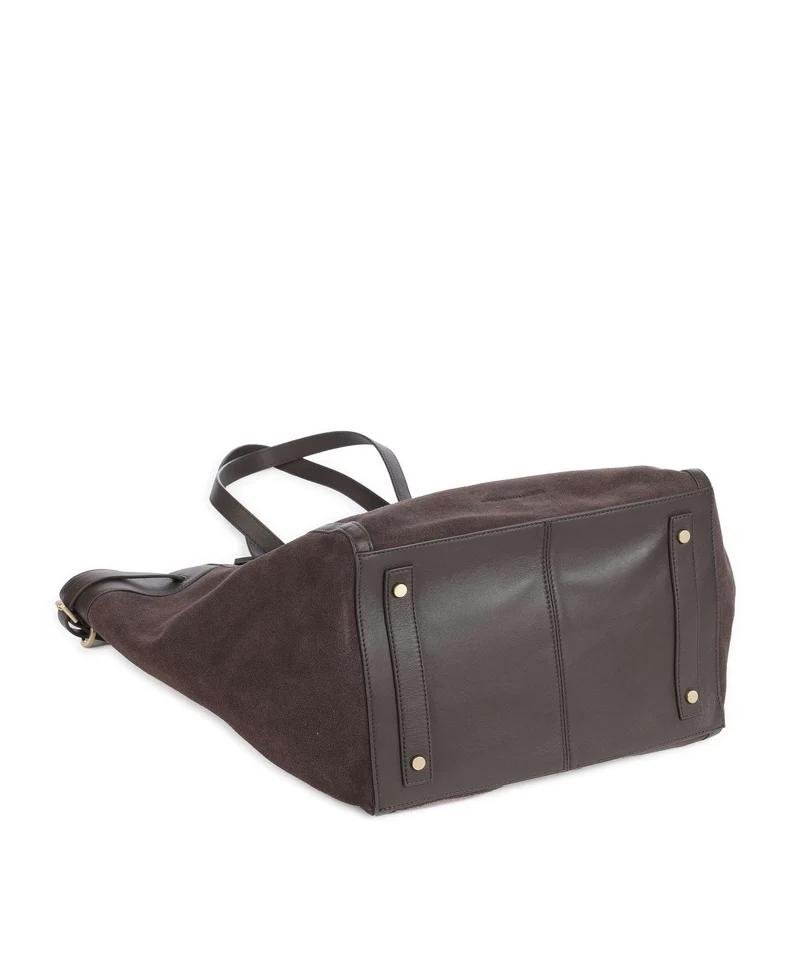 Les Visionnaires Felicia Cozy Bolsa shopping chocolate brown