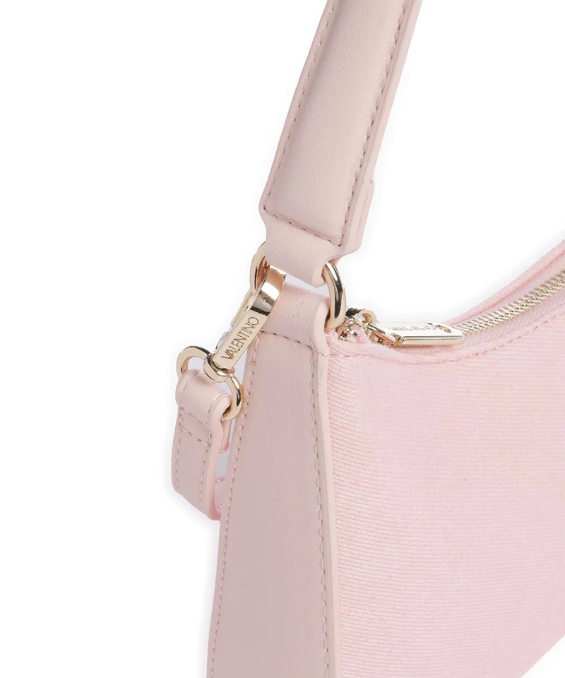 Valentino Bags Kelly Denim Bolso de hombro rosa