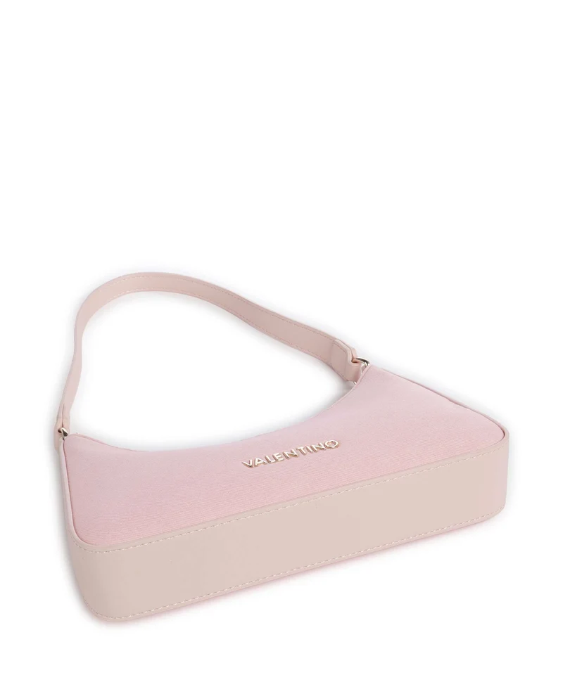 Valentino Bags Kelly Denim Bolso de hombro rosa