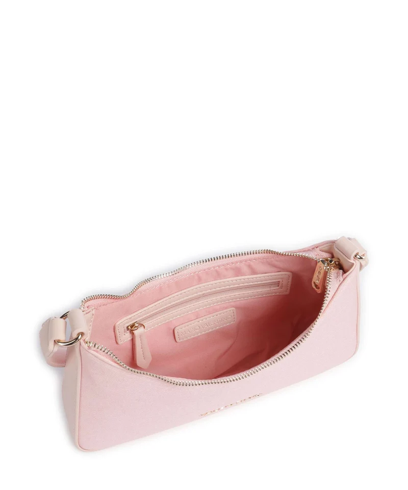 Valentino Bags Kelly Denim Bolso de hombro rosa