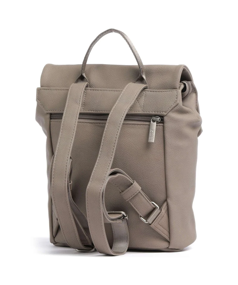 Zwei Mademoiselle.M MR8 Mochila nubuk cappuccino