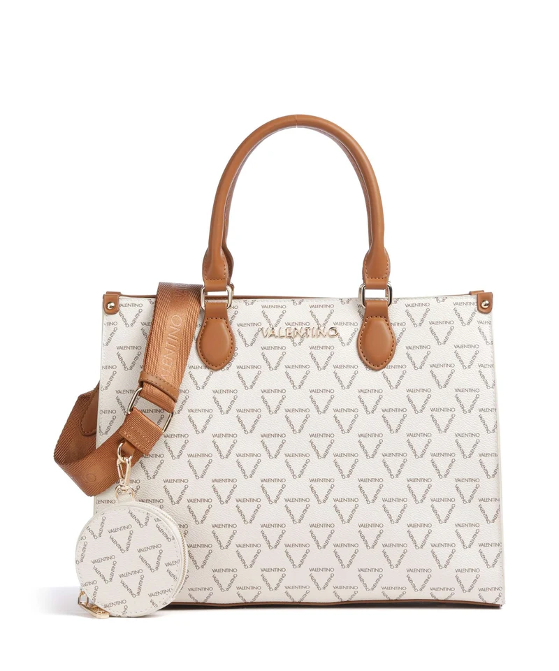Valentino Bags Lady Re Bolso de mano bianco/cuoio