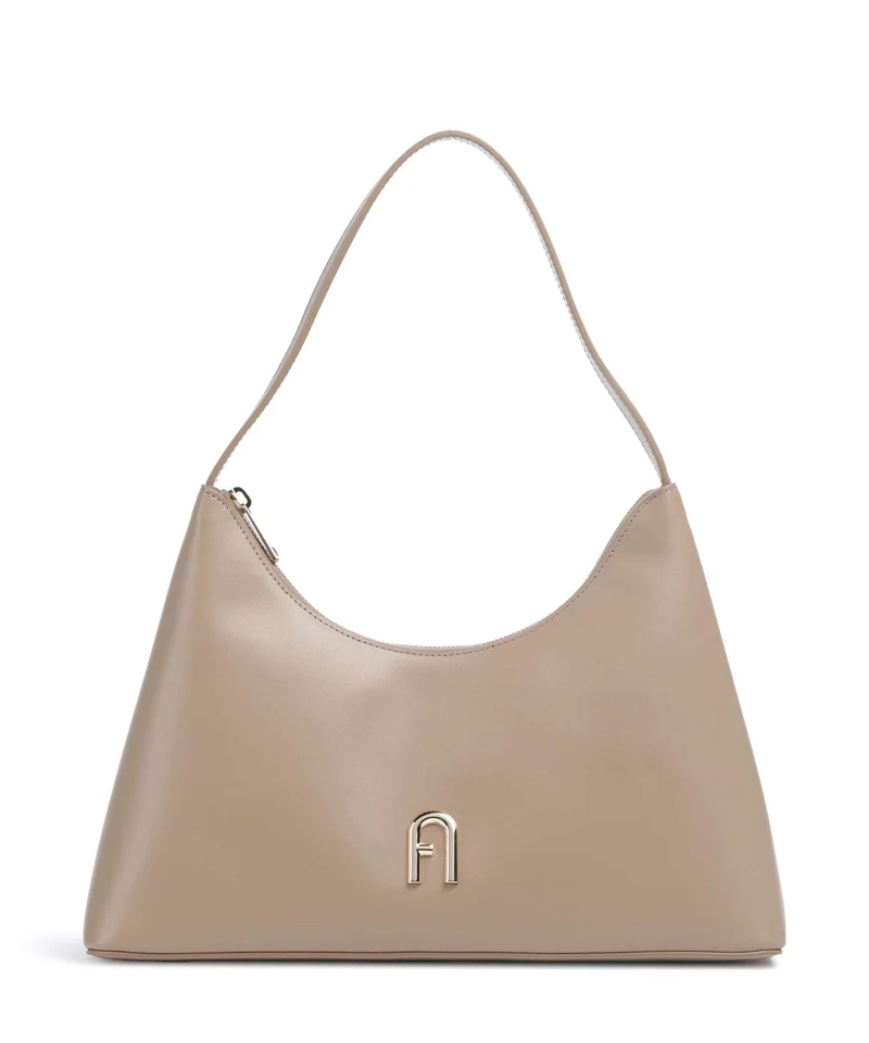 Furla Diamante S Bolso de hombro greige