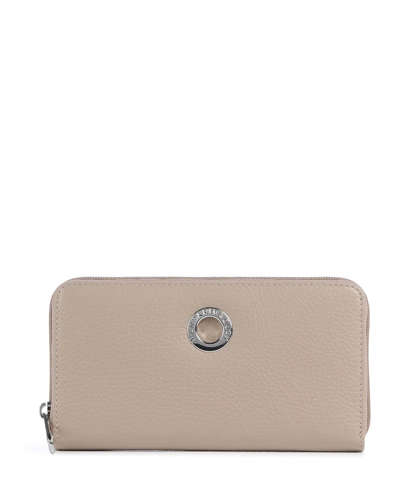 Mandarina Duck Mellow Leather Monedero warm taupe