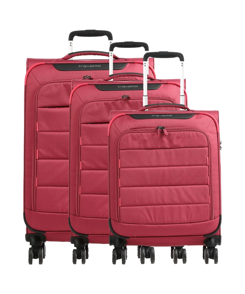 Travelite Skaii Juego de maletas (4 ruedas) abendrot