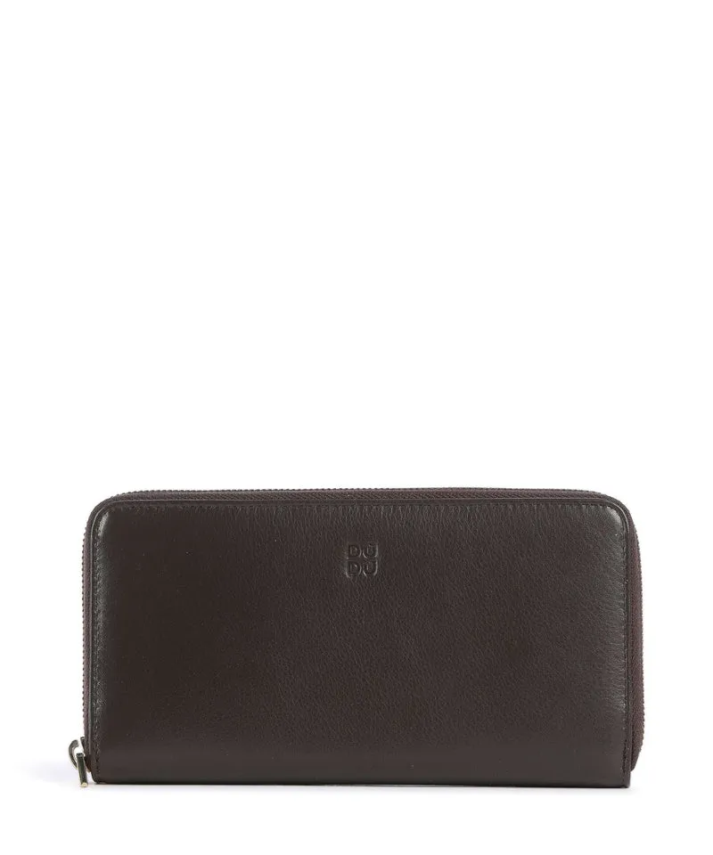 DuDu Bags Mauritius Monedero coffee brown