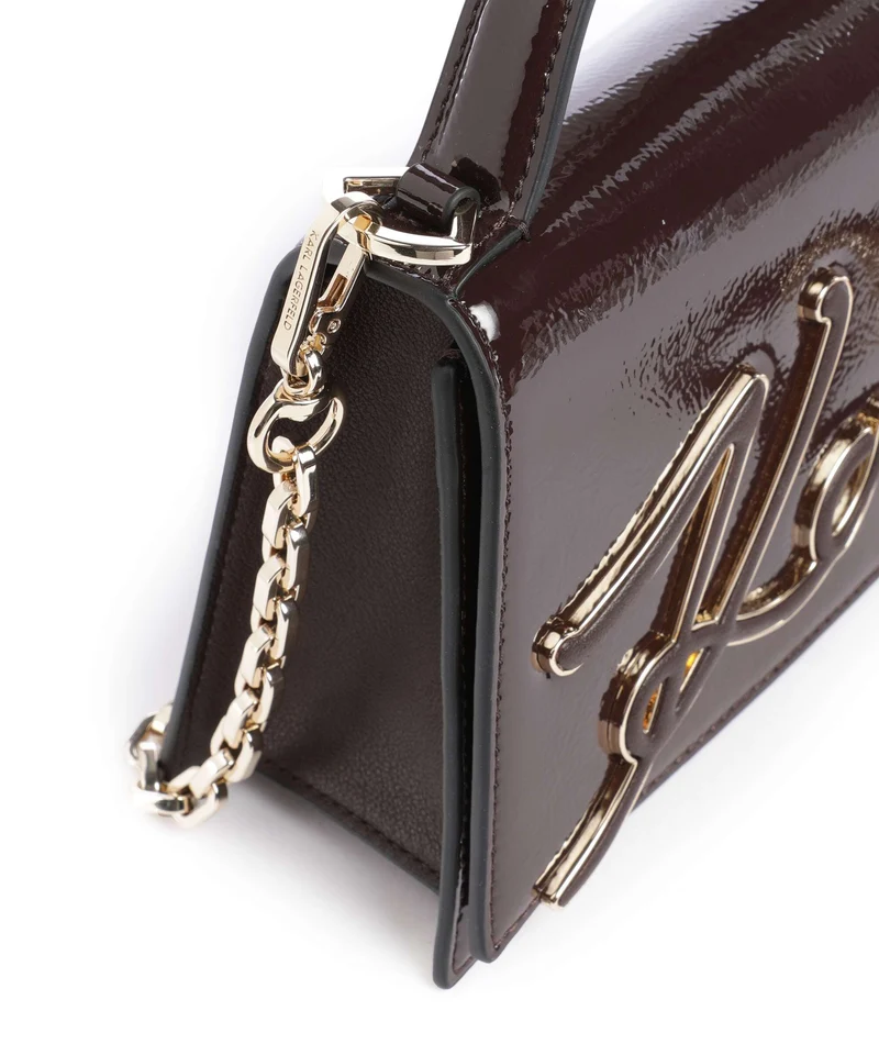 Karl Lagerfeld K/Signature 2.0 Small Bandolera tobacco