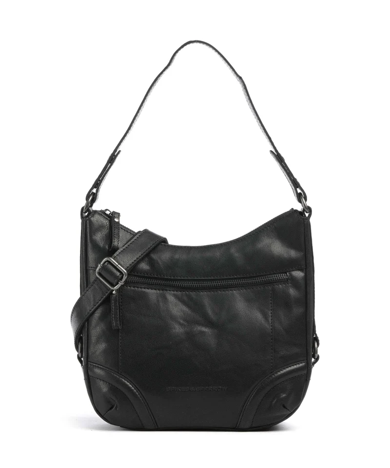 Spikes & Sparrow Bronco Candee Bolso de hobo schwarz