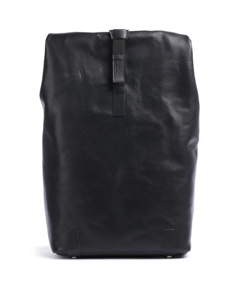 Brooks England Pickwick Leather Large Mochila roll-top black