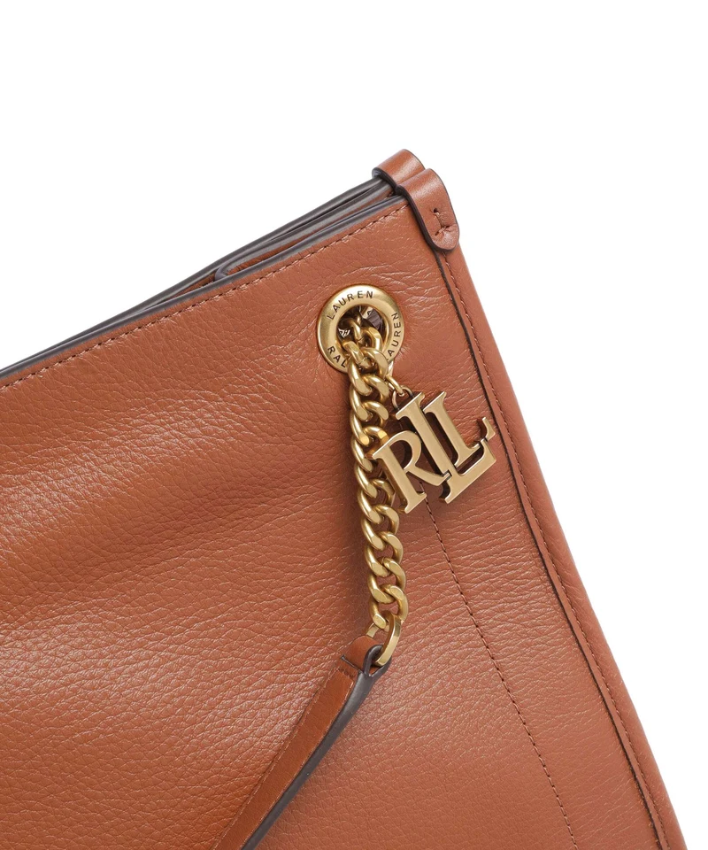 Lauren Ralph Lauren Bradley Large Bolsa shopping lauren tan