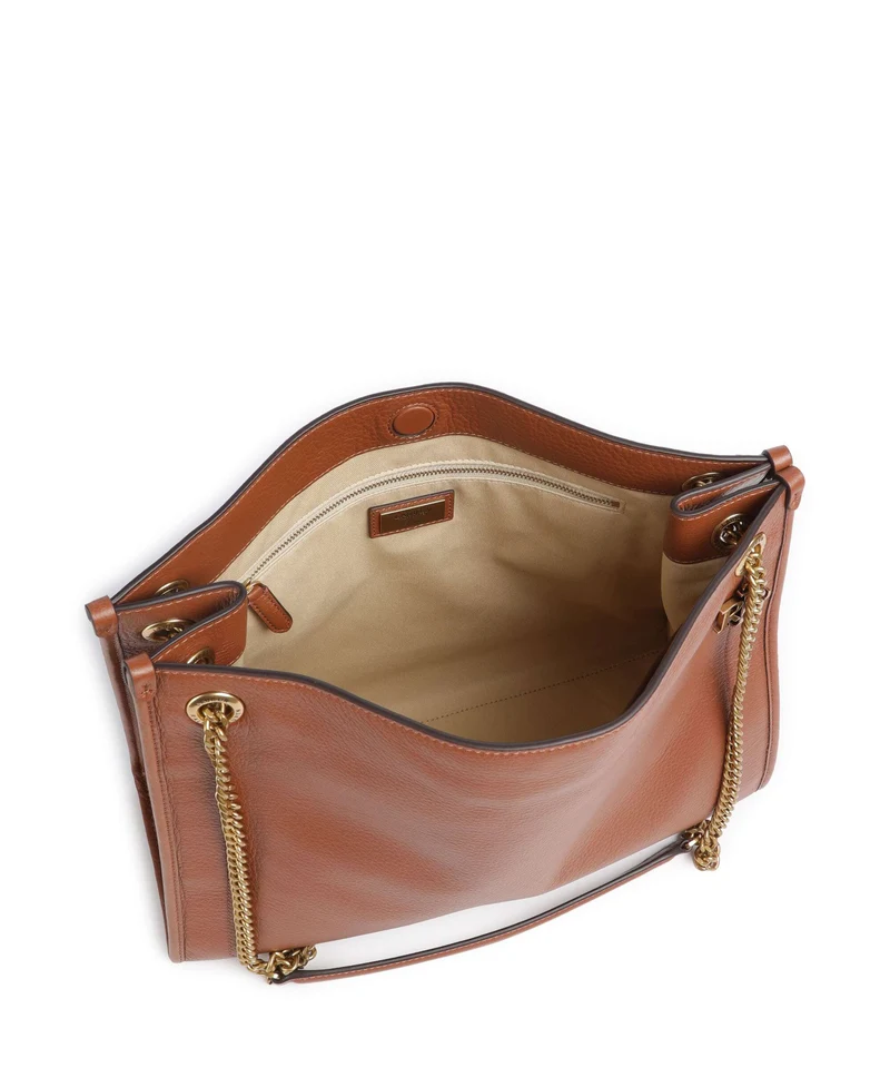 Lauren Ralph Lauren Bradley Large Bolsa shopping lauren tan