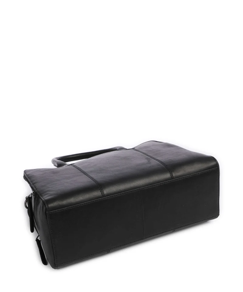 The Chesterfield Brand Wax Pull Up Cow Layton Bolso de mano black