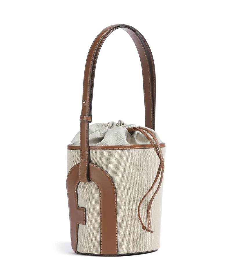 Furla Lido S Bucket bolso de mano toni cognac