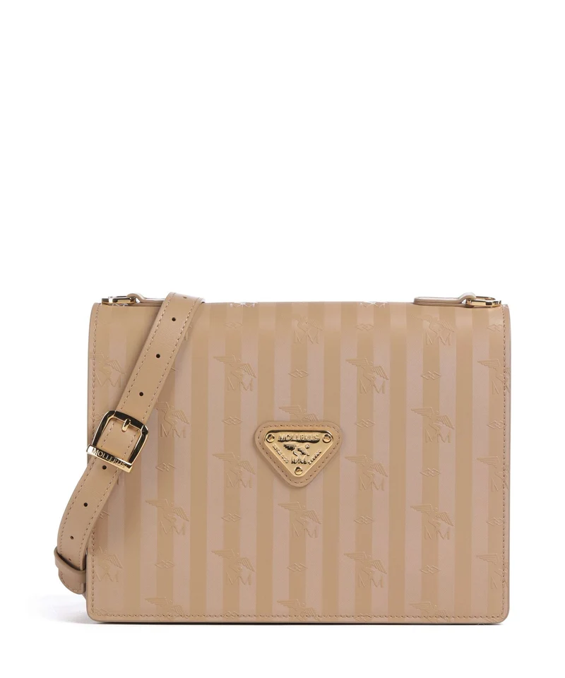 Maison Mollerus Vinerus Wil Bandolera cappuccino beige/nastro