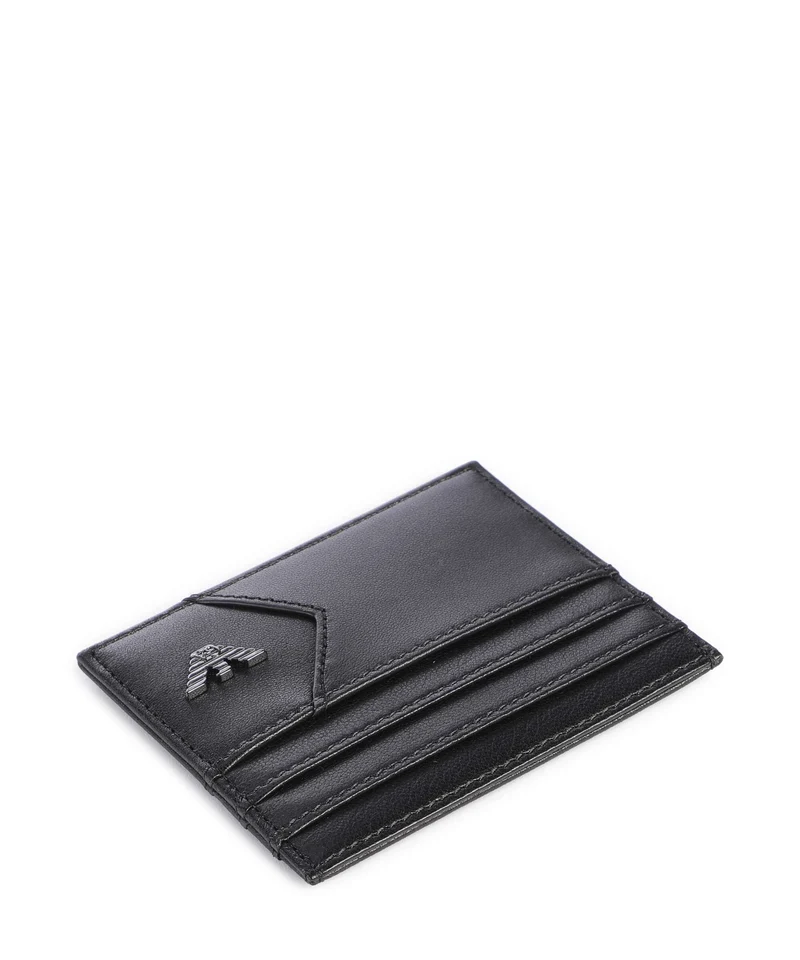 Emporio Armani Premium Nappa Tarjetero black beauty