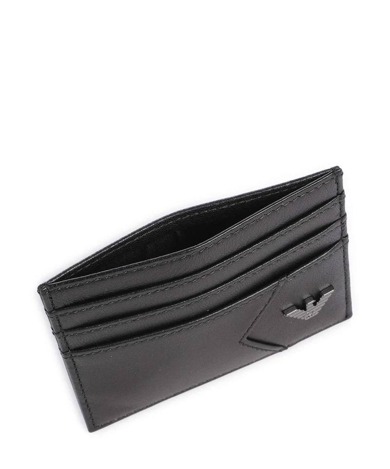Emporio Armani Premium Nappa Tarjetero black beauty