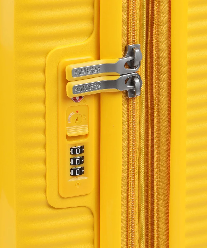 American Tourister Soundbox Maleta con 4 ruedas golden yellow