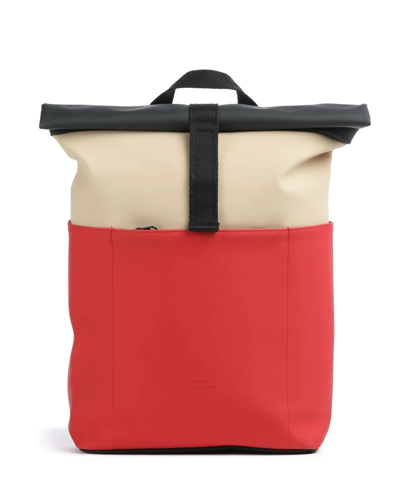 Ucon Acrobatics Lotus Hajo Mini Mochila roll-top light almond/red