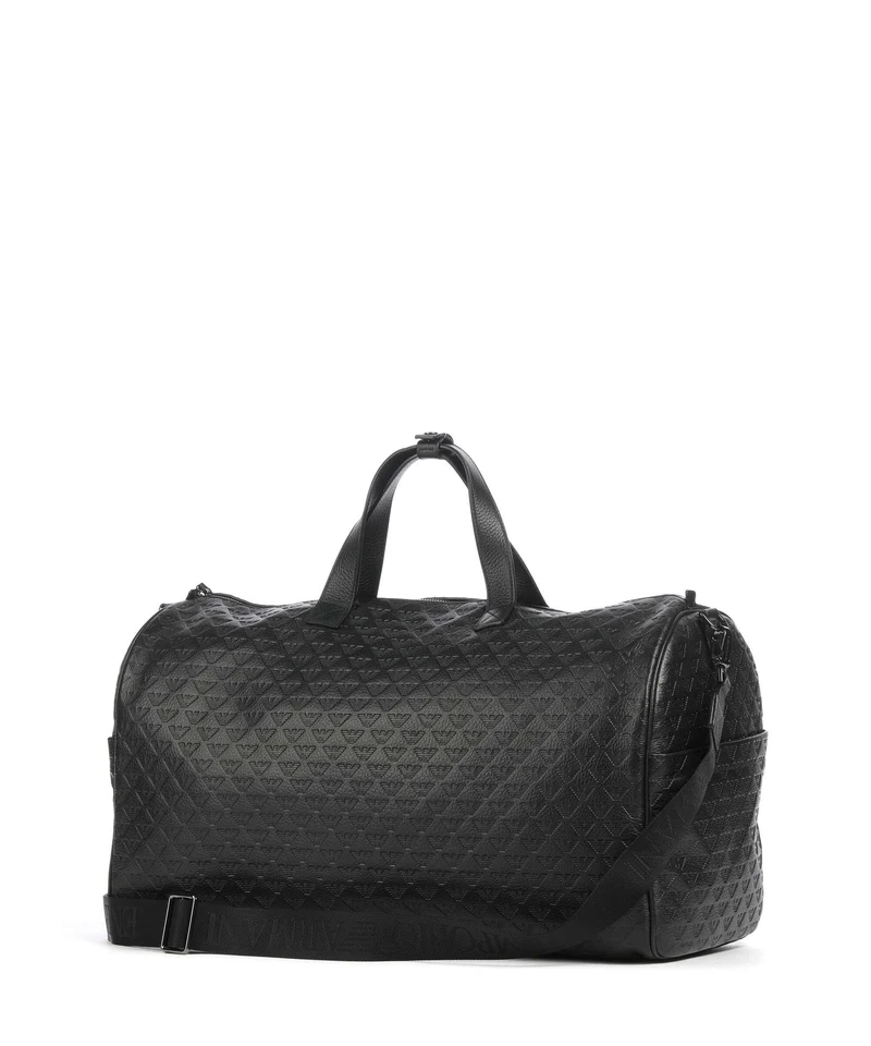 Emporio Armani New Minorca Bolsa de fin de semana black beauty