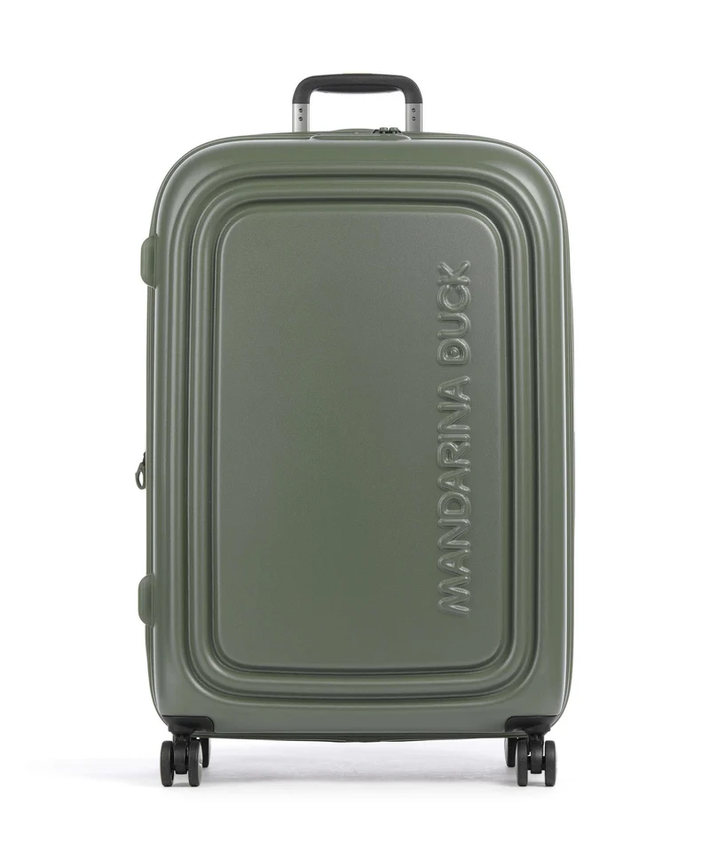 Mandarina Duck Logoduck+ Maleta con 4 ruedas pine green