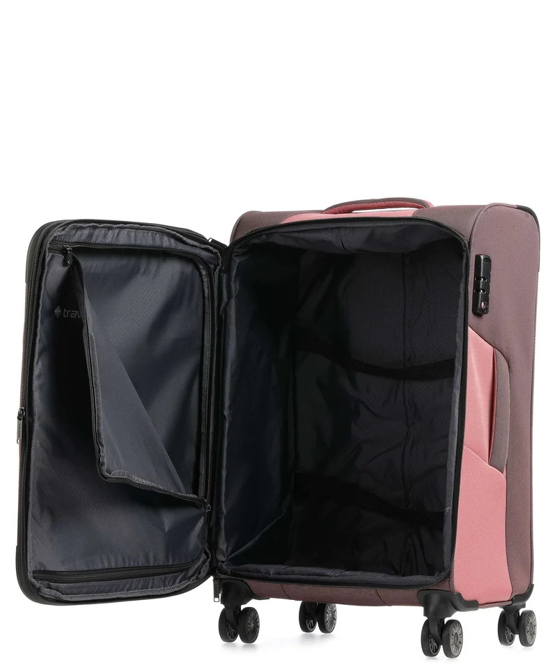 Travelite Viia Juego de maletas (4 ruedas) frühlingsrose