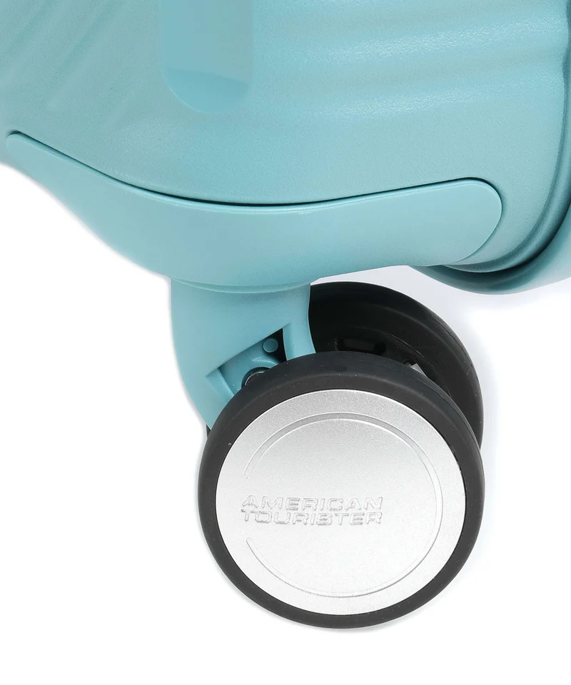 American Tourister Soundbox Maleta con 4 ruedas turquoise tonic