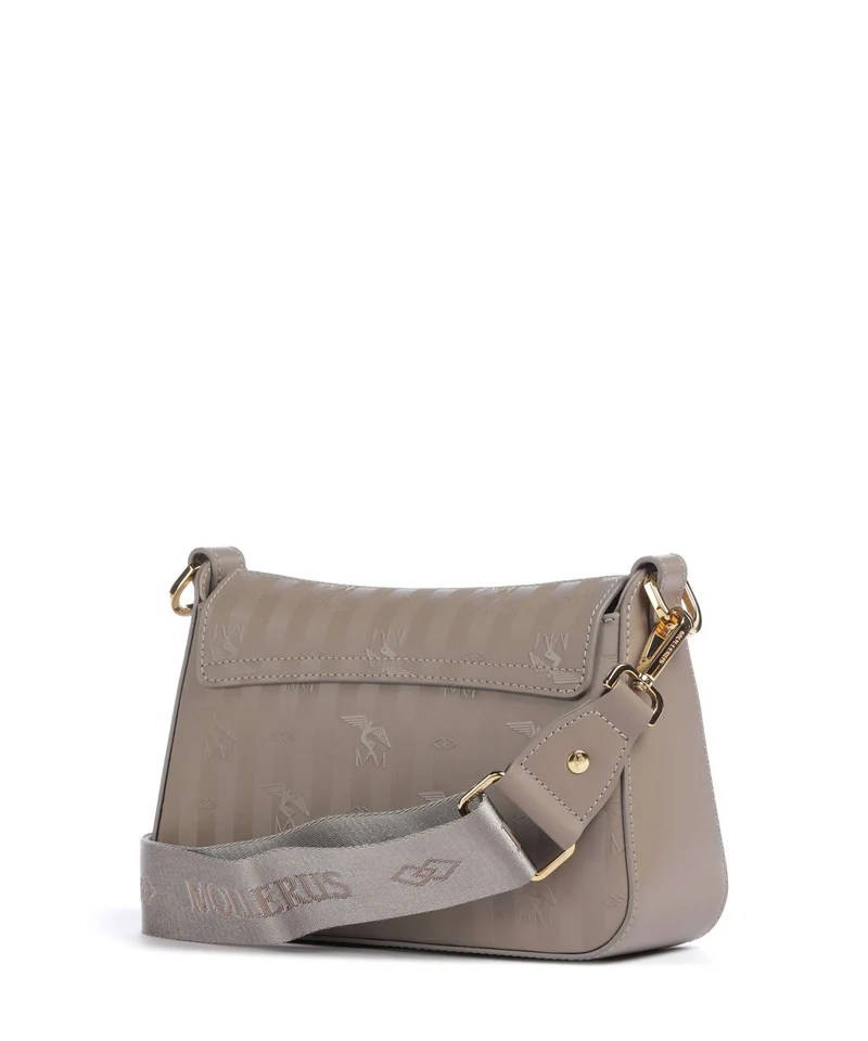 Maison Mollerus Vinerus Noville Bandolera taupe grau